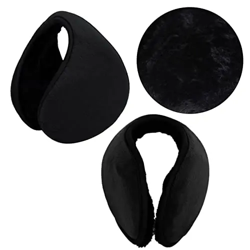 Aneco Winter Warm Knitted Sets Buffalo Plaid Scarf Beanie Hat Touch Screen Gloves and Winter Ear Warmer Set for Men or Women - 6