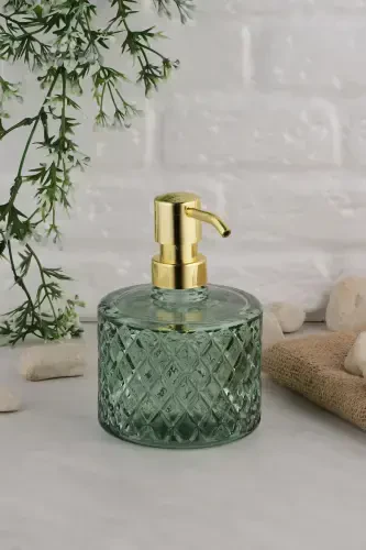 Angdesign Kristal Shisha Sovun Dispenseri - Mint Yashil-Mint Yashil - 3