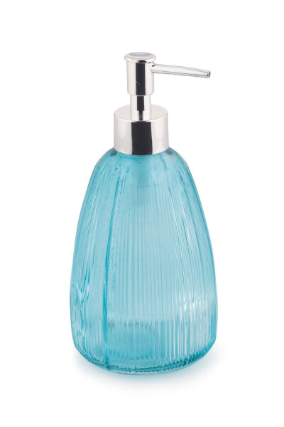 Angdesign Star Glass Liquid Soap Dispenser - Bead Blue - 12