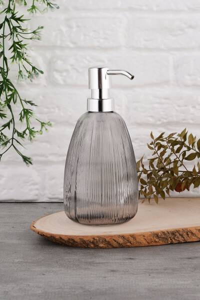 Angdesign Star Glass Liquid Soap Dispenser - Smoke - 9