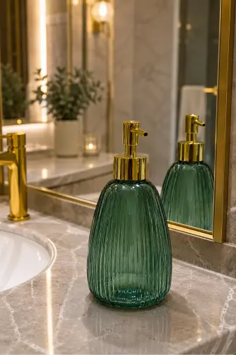 Star Cam Sıvı Sabunluk - Mint Yeşil •• Banyo & Mutfak İçin Tezgah Üstü Lavabo Bulaşık - Mint Yeşil - ANGDESİGN (1)