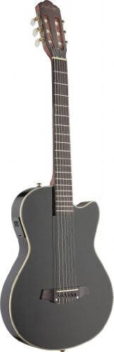 Angel Lopez EC3000CBK Cutaway, Qora Elektr Gitara - 1