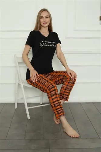 Angelino Aile Penye Pijama Takım (anne - kız ) 50118 Ayrı Ayrı Satılır . Fiyatları Farklıdır - 4