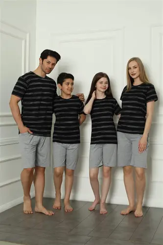 Angelino Aile Penye Şortlu Pijama Takım (anne - kız ) 50115 Ayrı Ayrı Satılır . Fiyatları Farklıdır - 15