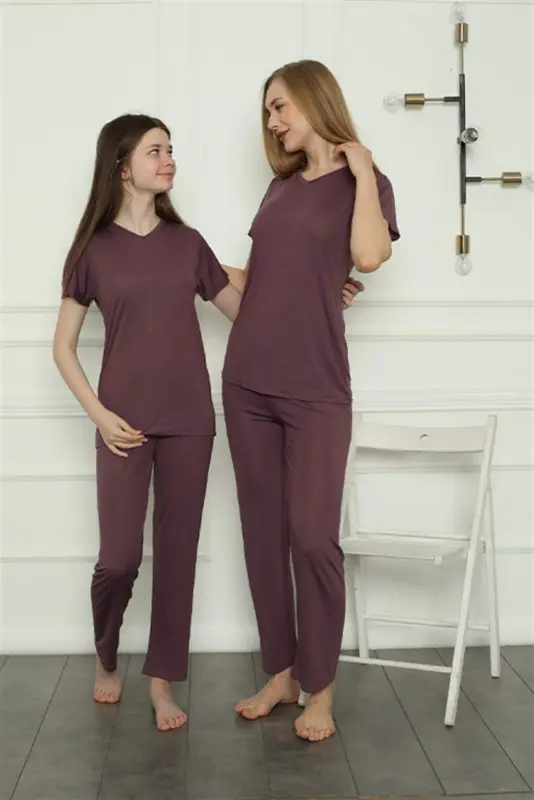 Angelino Anne Kız Aile Penye Pijama Takım Ayrı Ayrı Satılır. Fiyatları Farklıdır 50106 - 1