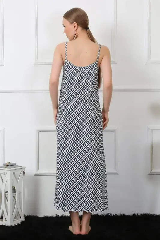 Angelino Ayollar Ip Askali Uzun Kechki Kiyim 821 - 4