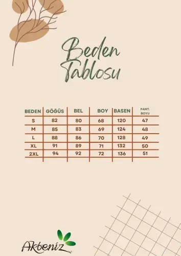 Angelino Ayollar Kalin Belbog'li Paxta Penye Shortikli Kiyim Yashil 3636 - 5