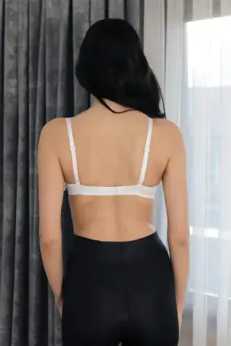 Angelino Ayollar Qo'llab-quvvatlovchi Balenli Ko'krak Qafasi 4930 Oq - 5