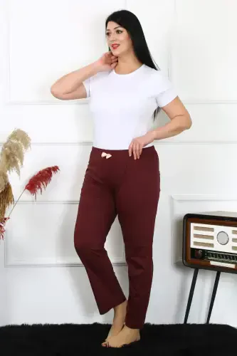 Angelino Ayollarga moʻljallangan paxtadan tikilgan katta oʻlchamli uy kiyimi 27498 - 1