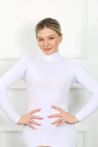 Angelino Bayan Uzun Kol Boğazlı Body 247 - 4