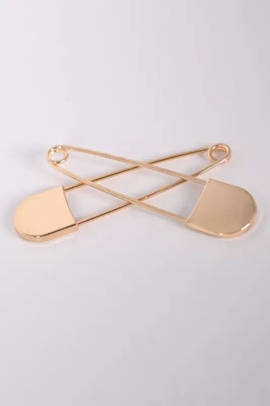 Angelino Collar Gold Scottish Needle Brooch - 4