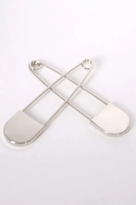 Angelino Collar Silver Scottish Pin Brooch - 3