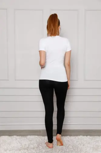 Angelino Cotton Lycra Leggings 5874P - BÜYÜKBEDENIZ (1)