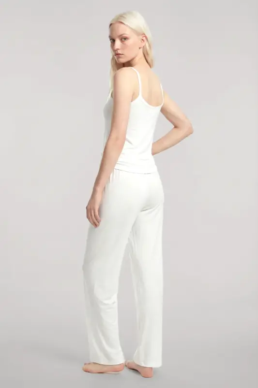 Angelino Длинный кимоно-комплект из 3 предметов, экрю - 9