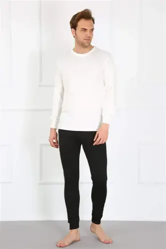 Angelino Erkak Paxta Ko'k Rangli Ich Kiyim 19102 - 7