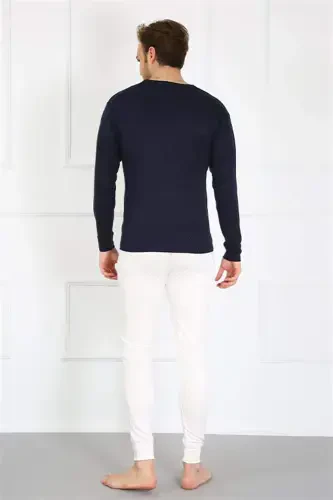 Angelino Erkak Paxta Oq Bitta Pastki Ichki Kiyim 19102 - 4