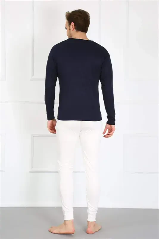 Angelino Erkak Paxta Oq Bitta Pastki Ichki Kiyim 19102 - 8