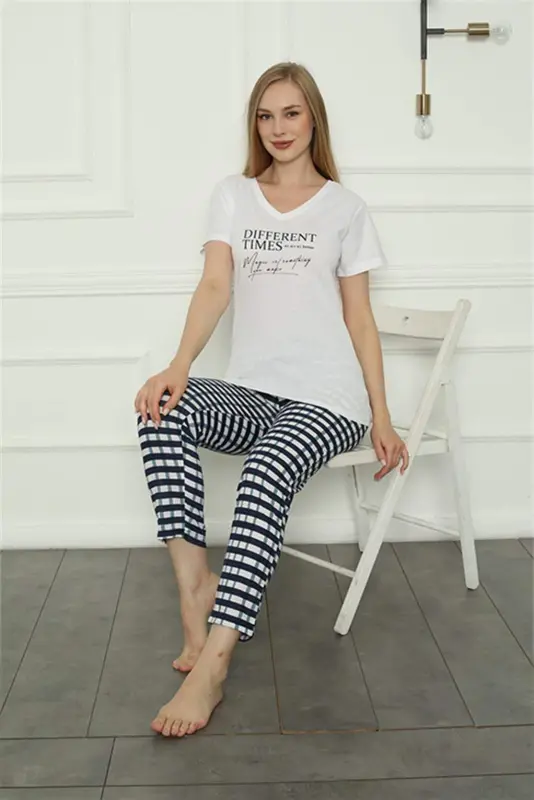 Angelino Family Combed Pajamas Set (mother - daughter) 50113 Sold Separately. Prices are Different - 10