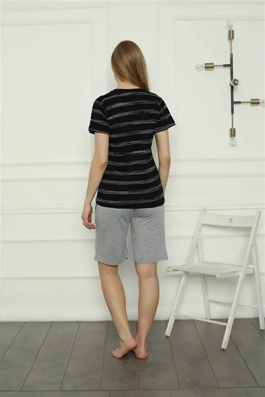 Angelino Family Combed Shorts Pajamas Set (mother - daughter) 50115 Sold Separately. Prices are Different - 11