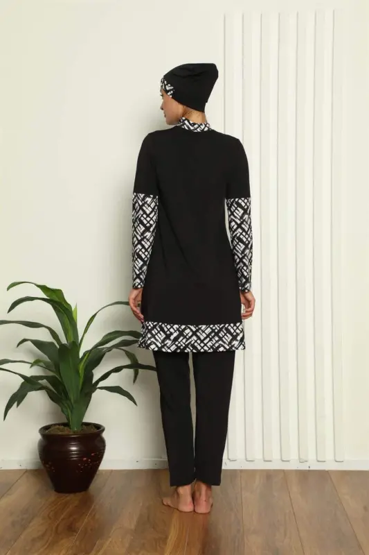 Angelino Full Coverage Digital Patterned Swimsuit 31039 - 3