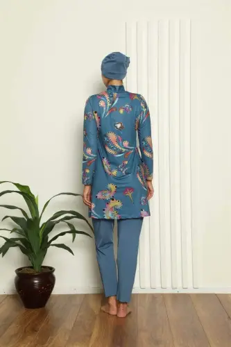 Angelino Full Coverage Digital Patterned Swimsuit 31043 - 3