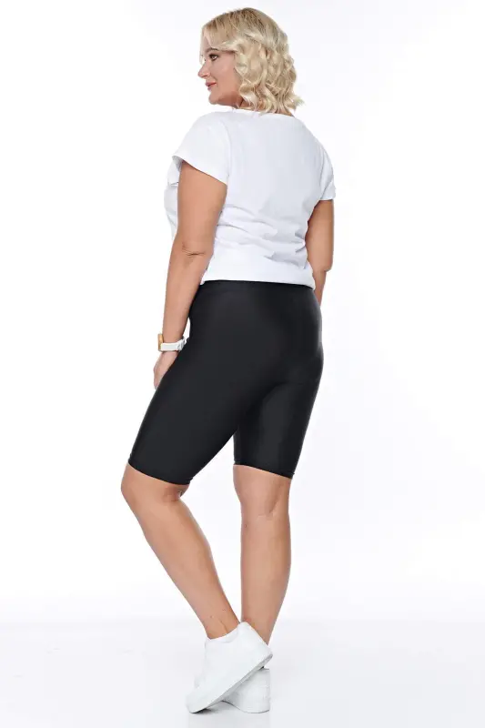 Angelino Juda Hajmdagi Shiny Disco Short Leggings 24652 - 10