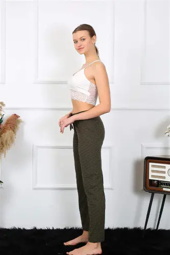 Angelino Kadın Pamuklu Alt Pijama 27464 - 5