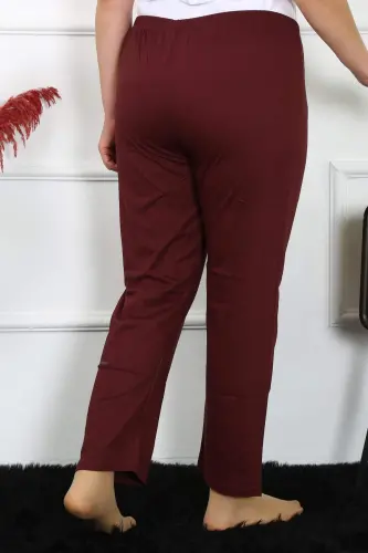 Angelino Kadın Pamuklu Büyük Beden Alt Pijama 27498 - 3