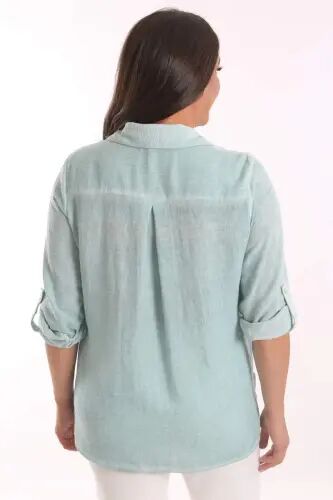 Angelino Katta Razmer Mint Tosh Bosma Batik Ko‘ylak - 5