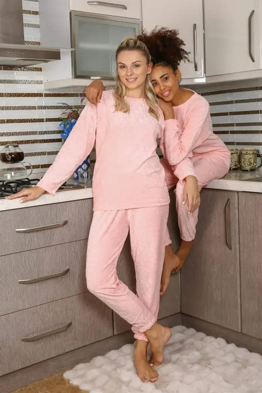 Angelino Lingerie Women's Velvet Pajamas Set 4183 - 5