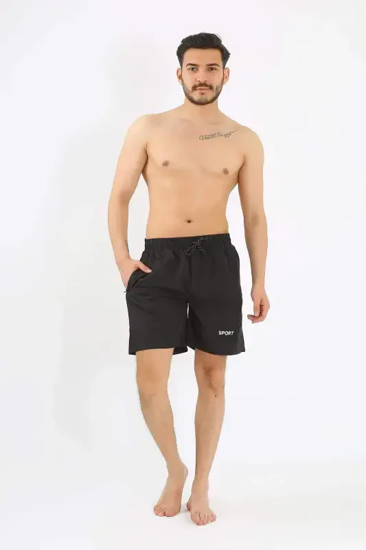 Angelino Men's Black Swim Shorts 27485 - 4