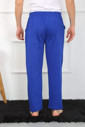 Angelino Men's Cotton Sax Single Bottom Pajamas 27495 - 5
