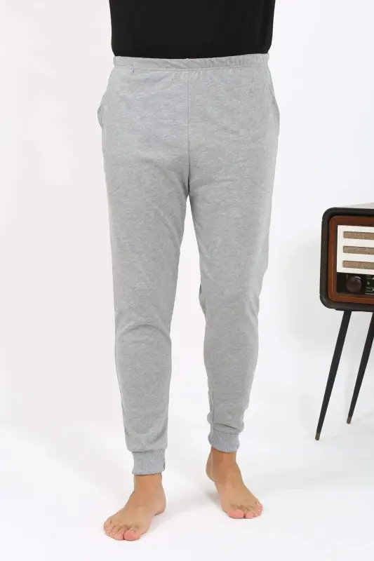 Angelino Men's Cotton Single Bottom Pyjama Grey 27551 - 3