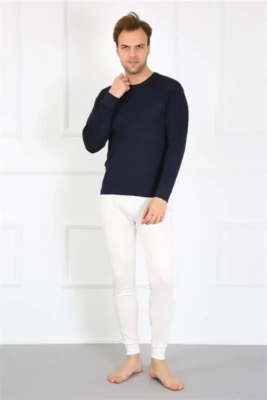 Angelino Men's Cotton White Single Bottom Underwear 19102 - BÜYÜKBEDENIZ