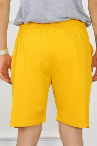 Angelino Men's Cotton Yellow Shorts 27484 - 9
