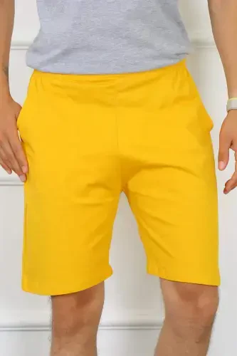 Angelino Men's Cotton Yellow Shorts 27484 - 6