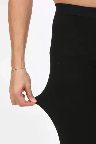 Angelino Men's Thermal Tights Winter Single Bottom Inner Wear Black 27552 - 10