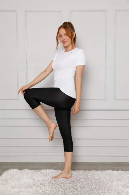 Angelino Microfiber Capri Leggings 5864 - 3
