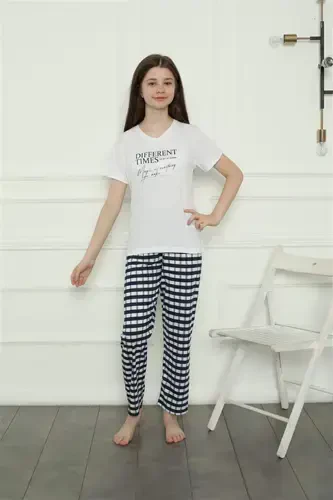 Angelino Oila Paxtalik Pijama To'plami (ona - qiz) 50113 Alohida Sotiladi. Narxlari Har Xil. - 12