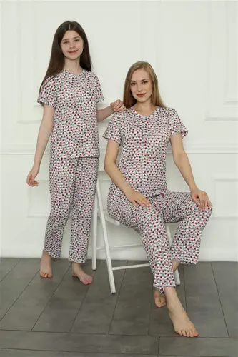 Angelino Ona Qiz Oila Paneli Pijama To'plami Alohida Sotiladi. Narxlari Har Xil 50119 - 7