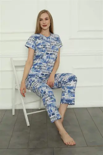 Angelino Ona Qiz Oilaviy Penye Pijama To'plami Alohida Alohida Sotiladi. Narxlari Har Xil 50104 - 12