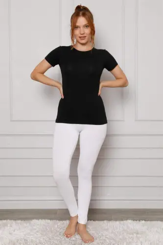 Angelino Penye Likralı Tayt 5877P - 1