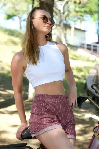 Angelino Short Crop Bordo Takımı 26550 - 9