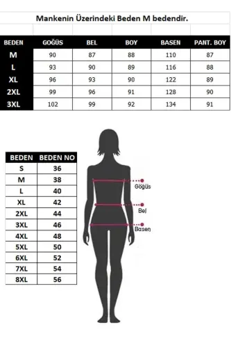 Angelino Toʻliq Hijob Raqamli Naqshli Suzish Kiyimi 31043 - 4