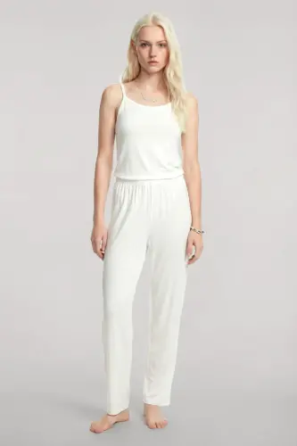 Angelino Uzun Kimono 3'lü To'plam Ekru - 5