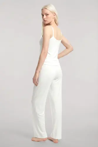 Angelino Uzun Kimono 3'lü To'plam Ekru - 9