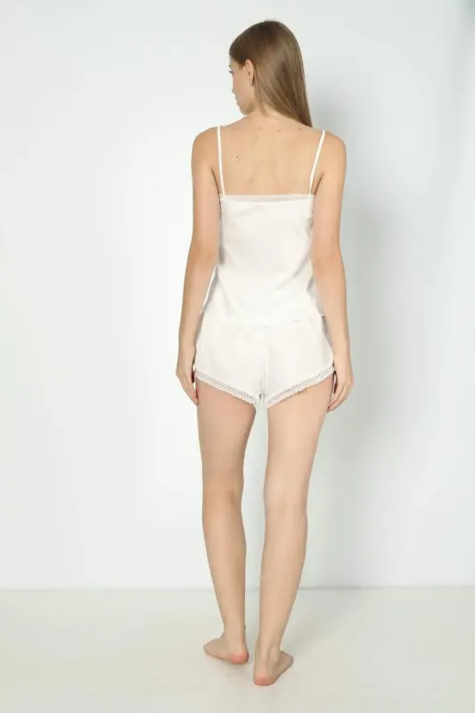 Angelino Women's 2 Piece Satin Spaghetti Strap Pajama Set S003 - 3