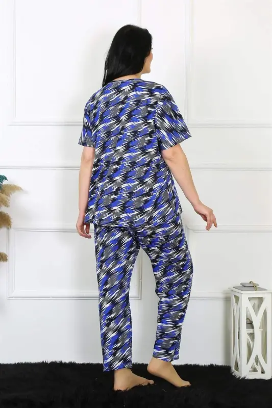 Angelino Women's 5XL-6XL-7XL-8XL Plus Size Short Sleeve Pajama Set 75010 - 1