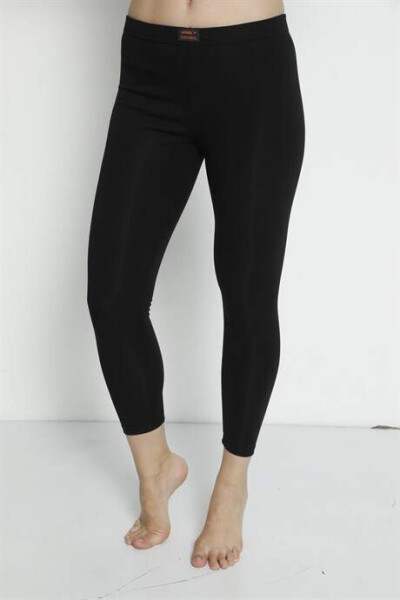 Angelino Women's Black Thermal Leggings - 3