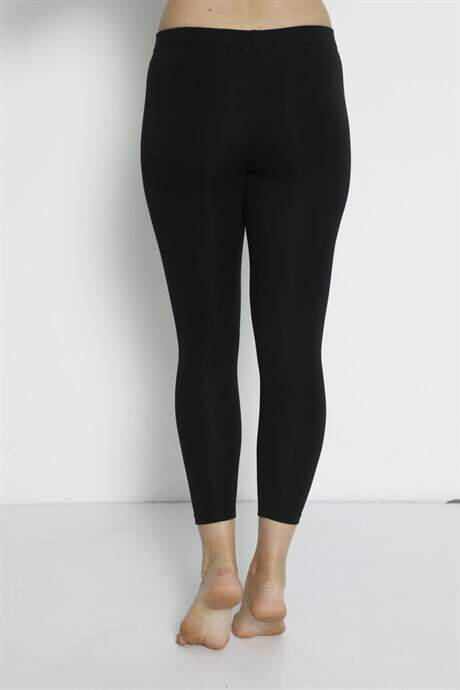 Angelino Women's Black Thermal Leggings - 5